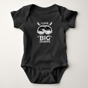 Big Dumps Skiing Winter Sports Baby Bodysuit