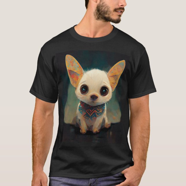 Big-eared Chihuahua T-Shirt (Front)