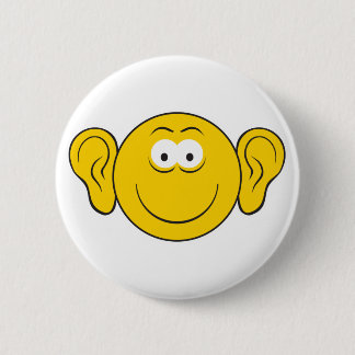 Big Ears Face 6 Cm Round Badge