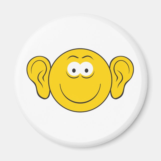 Big Ears Face Magnet (Front)