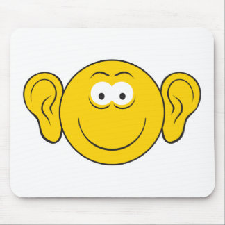 Big Ears Face Mouse Mat