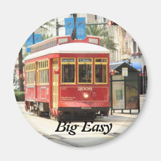 BIG EASY, NEW ORLEANS STREETCAR MAGNET