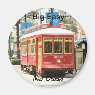 BIG EASY, NEW ORLEANS STREETCAR MAGNET