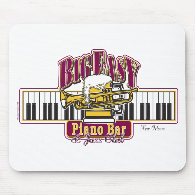 BIG-EASY-Piano-BAR- Mouse Mat (Front)
