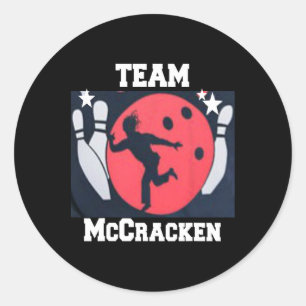 Big Ern Mccracken Funny King Pin Bowling T Shirt 1 Classic Round Sticker