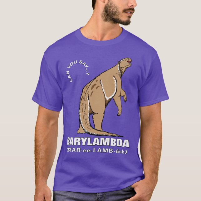 Big Extinct Names (#2): Barylambda  T-Shirt (Front)