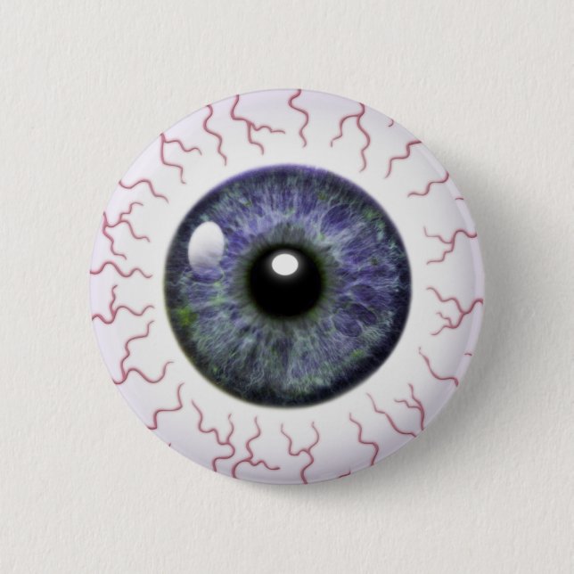 Big Eye 6 Cm Round Badge (Front)
