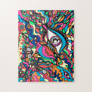 Big-Eye Abstract Art Puzzle