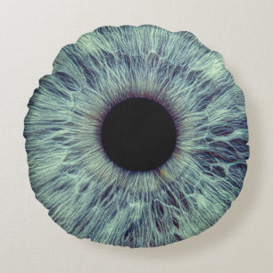 Big Eye Ball (Style: 2) Round Cushion