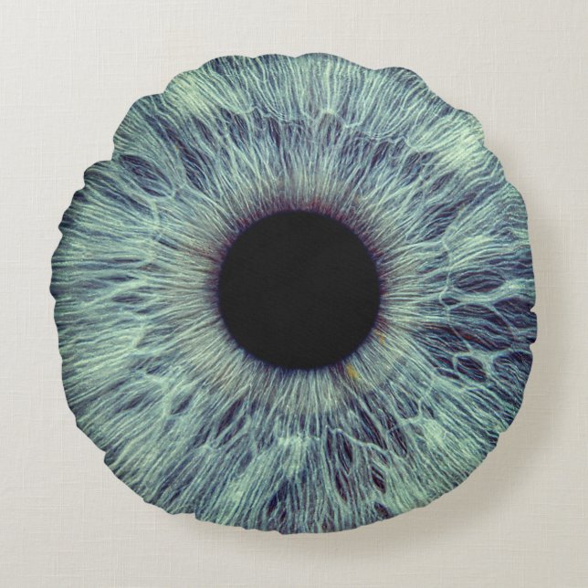 Big Eye Ball (Style: 2) Round Cushion (Front)