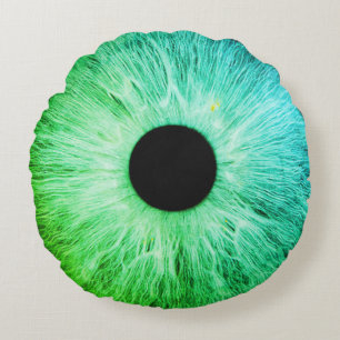 Big Eye Ball (Style: 6) Round Cushion