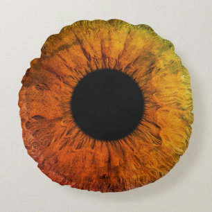 Big Eye Ball (Style: 8) Round Cushion
