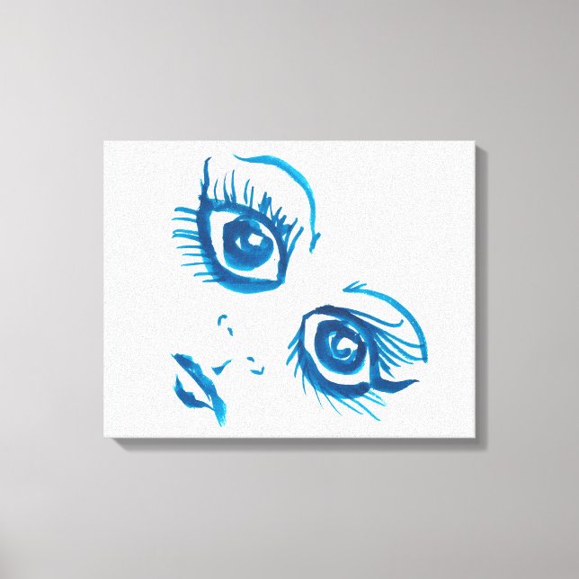 Big Eye Blue Print (Front)