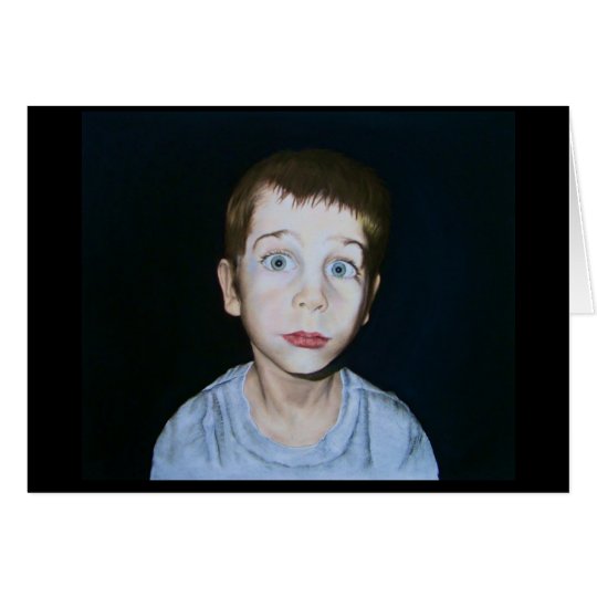 Big Eye Boy by Debby Wang Card