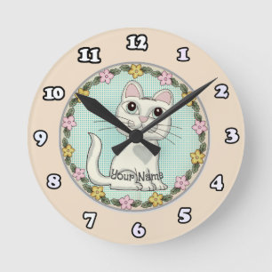 Big Eye Cat clock