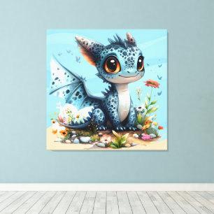 Big Eye Dragon Canvas Print