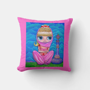 Big Eye Genie Doll with Magic Bottle Cushion