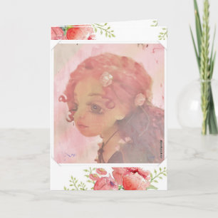 Big Eye Girl - Soulful Birthday Card