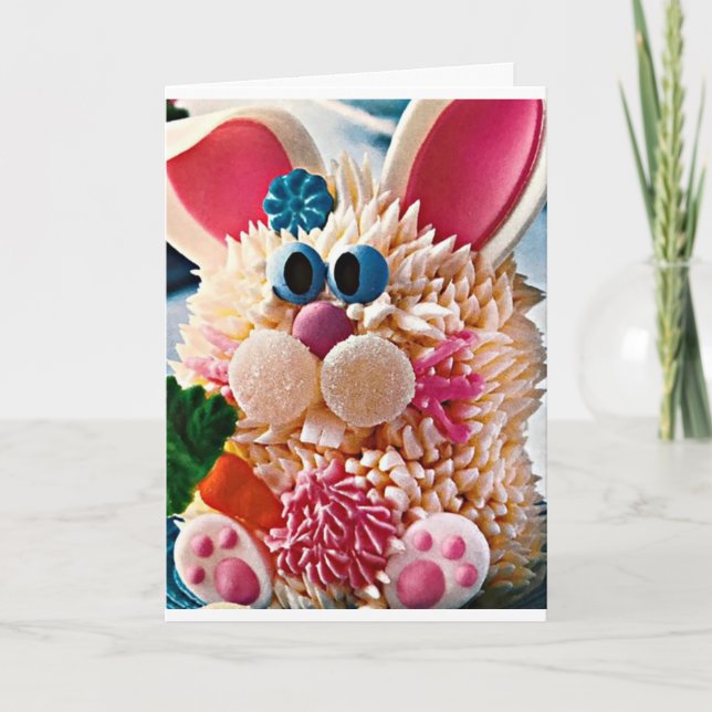 ***BIG EYED AND SO SWEET EASTER BUNNY***FOR YOU CARD (Front)