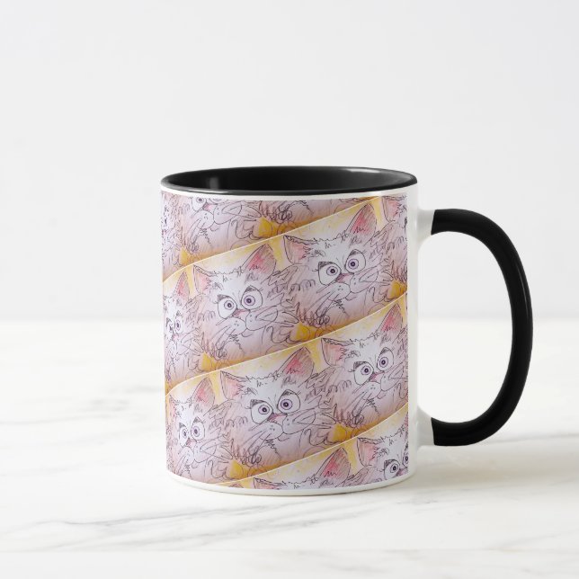 Big eyed cat mug (Right)