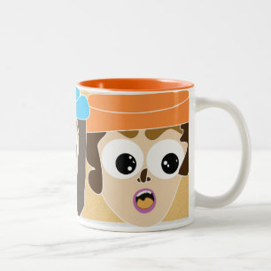 big eyes cartoon mug