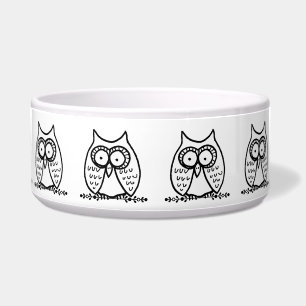 Big Eyes Funny Cartoon Owls Ceramic Pet
