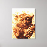 Big Eyes Monkey Coffee Art| Funny Monkey Design