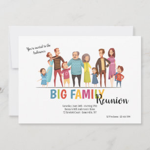 Big Family Reunion Invitation