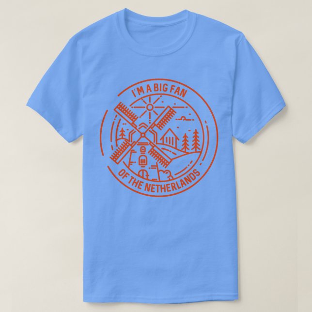 Big Fan Netherlands T-Shirt (Design Front)