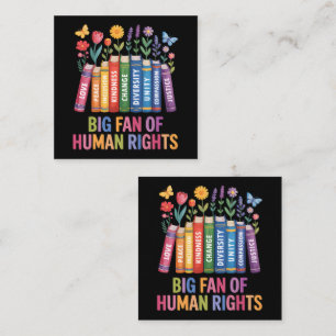 Big Fan Of Human Rights Card