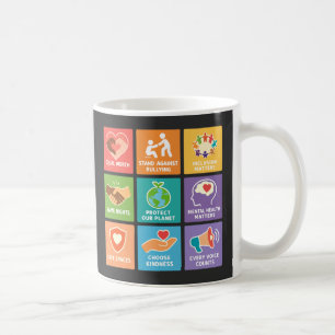 Big fan of human rights coffee mug
