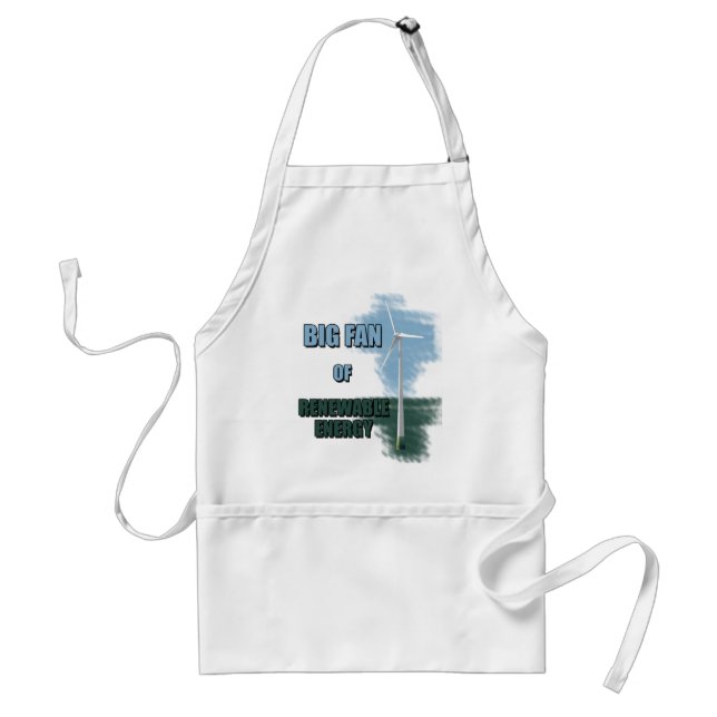 Big fan of renewable energy standard apron (Front)