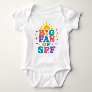 Big Fan of SPF Summer Sun Protection Baby Bodysuit