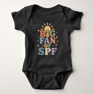 Big Fan of SPF Summer Sun Protection Baby Bodysuit