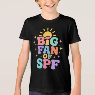 Big Fan of SPF Summer Sun Protection Tri-Blend Shirt