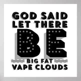 Big Fat Clouds Premium Poster