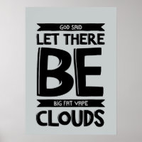 Big Fat Clouds Premium Poster