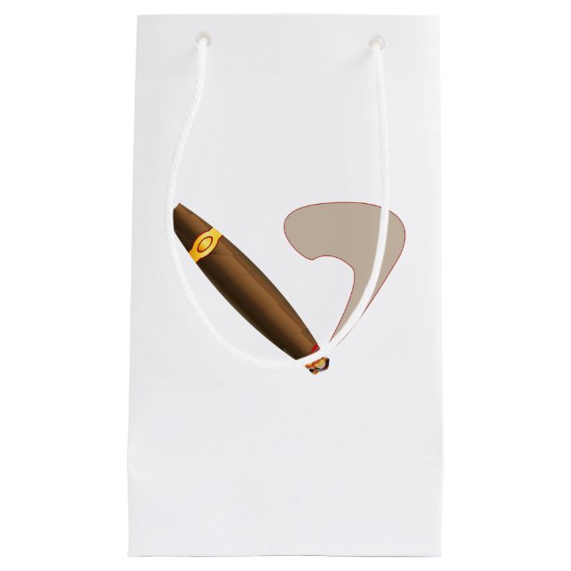 Big Fat Cuban Style Cigar Small Gift Bag (Front)