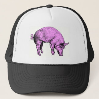 Big Fat Pink Pig Trucker Hat