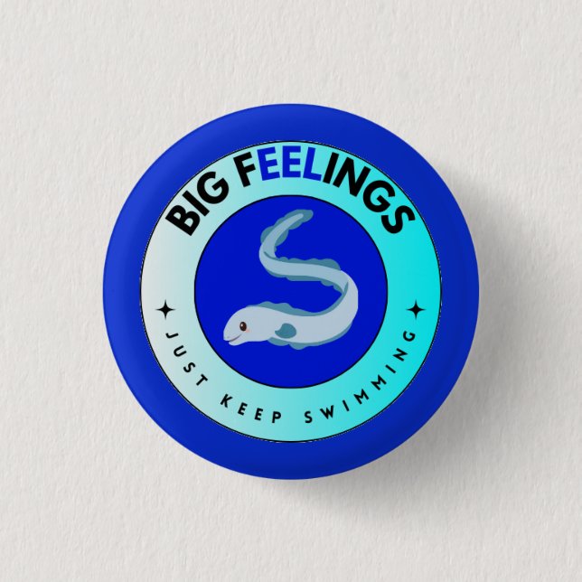 big fEELings digital 3 Cm Round Badge (Front)