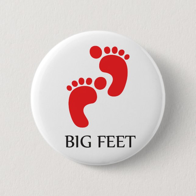 Big Feet Button (Front)