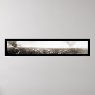 Big Fire Drumright OK Photo 1914 Poster