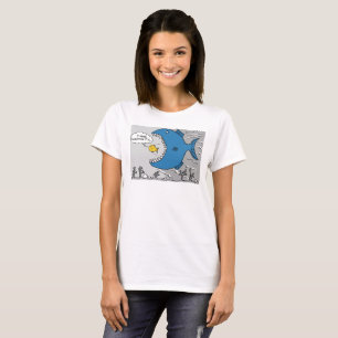 Big Fish About to Eat a Smaller Fish T-Shirt