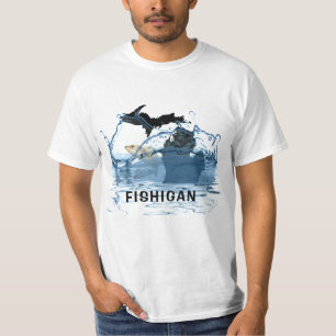 Big fish and state of Michigan T-Shirt