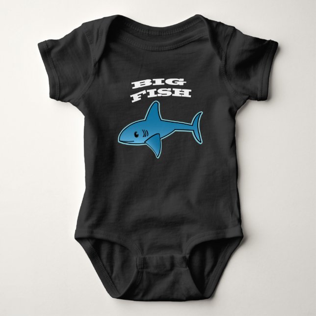 Big Fish - Baby Jersey Bodysuit (Front)