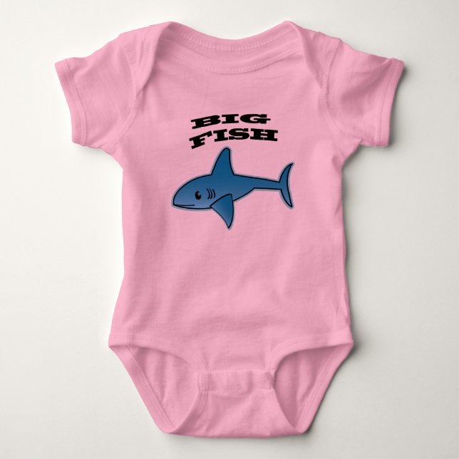 Big Fish - Baby Jersey Bodysuit (Front)