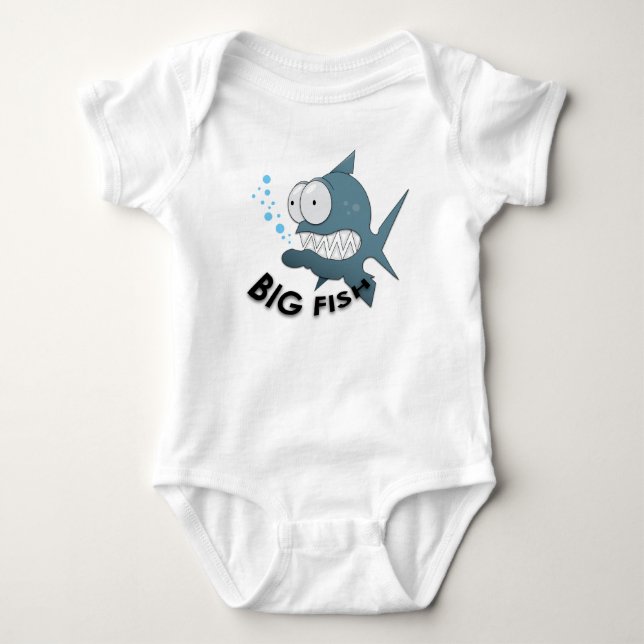 Big Fish - Baby Jersey Bodysuit (Front)