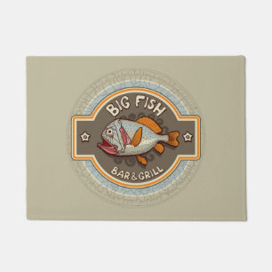 Big Fish Bar And Grill Poster Doormat