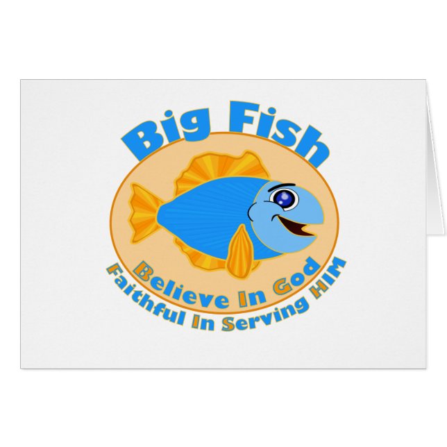 Big Fish Believe in God (Front Horizontal)