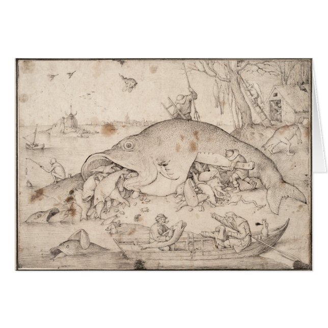 Big Fish Eat Little Fish by Pieter Bruegel (Front Horizontal)